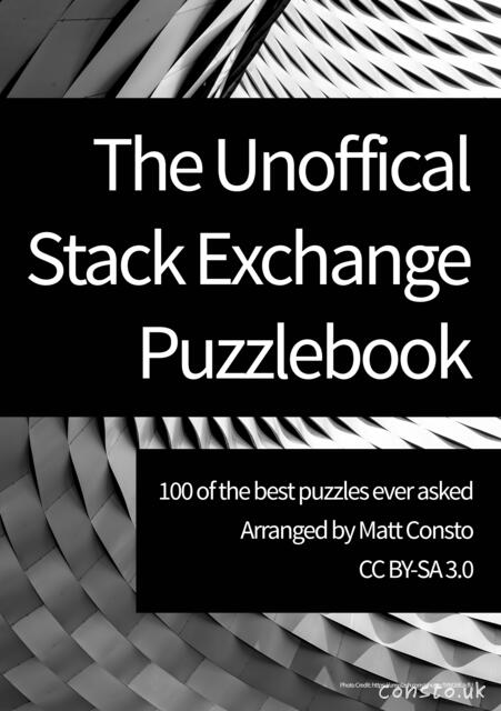 The Unofficial Stack Exchange Puzzlebook Cover Art